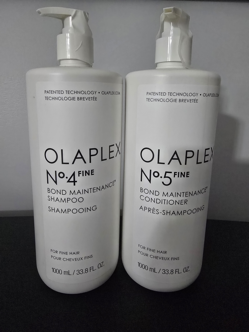NEW OLAPLEX No.4 & No.5 Fine Shampoo and Conditioner 1L size